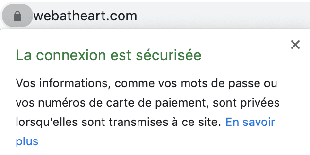 Capture d’écran 2020 02 27 à 17.09.30 - Web at Heart, agence digitale à Lyon Web at Heart utilise le protocole HTTPS.